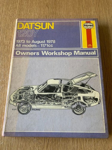 Datsun 120y haynes workshop - datsun,