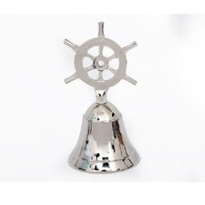 Silver Metal Ship Boat Wheel