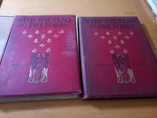 WITH THE FLAG TO PRETORIA BOOKS by H.W. WILSON 1900 BOER WAR VOLUMES 1 & 2