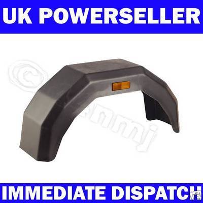 Plastic trailer mudguard - plastic,