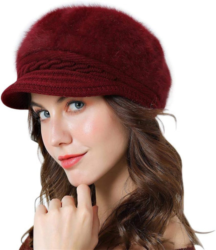 Ladies winter beret hat - ladies,