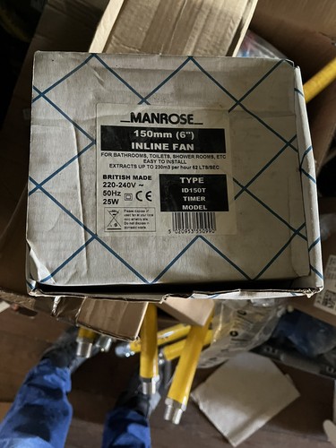 Manrose inline fan timer - inline,