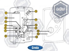Creda 850DL / 950DL  Electric