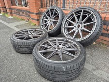 🌟22 inch Staggered Alloy wheels 5x130 With MATCHING TYRES 7M AUDI Q7 PORSCHE