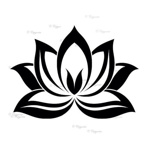 Lotus flower vinyl car decals - lotus,