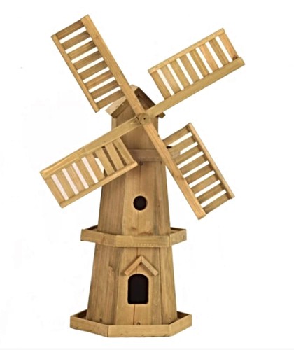 Wooden windmill garden - windmill,