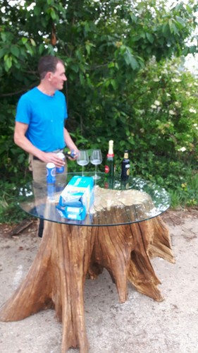 Solid oak tree root - solid,