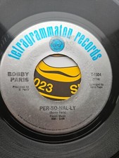 BOBBY PARIS - PERSONALLY -