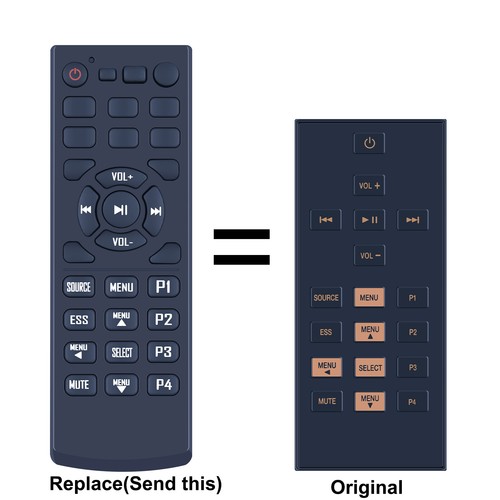 Replacement remote control - replacement,