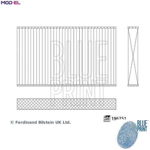 Filter cabin air adbp250119 - filter,