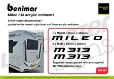Benimar Mileo 313 emblems/
