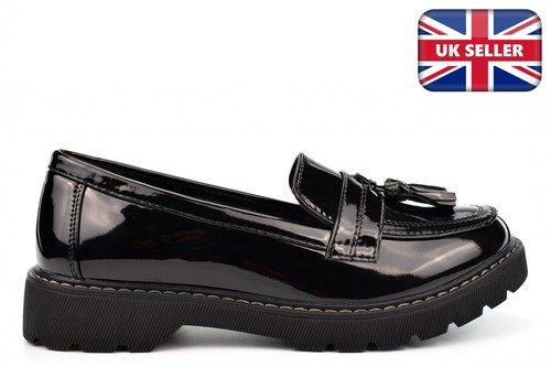 Womens patent loafers ladies - womens,