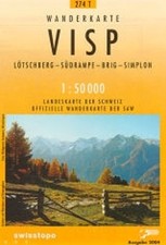 Visp (Map) 1/50 Hiking Maps