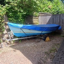 Drascombe Dabber with Road Trailer in need of some TLC