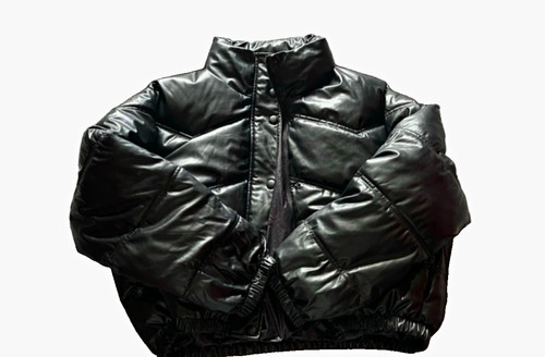 Zara black quilted puffer - zara,