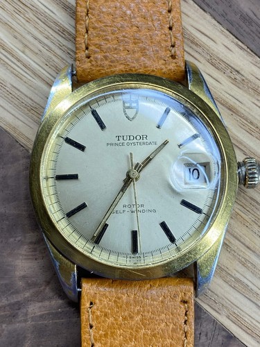 Tudor prince oysterdate - tudor, gold