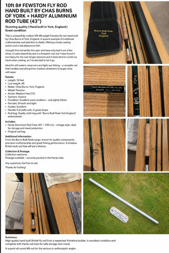 Burns built rods 10ft - rods, #8
