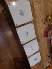 4 Delft Tiles 15CM  - Bathroom