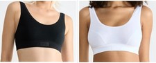 Sloggi Double Comfort Comfort Bra Top In White or Black