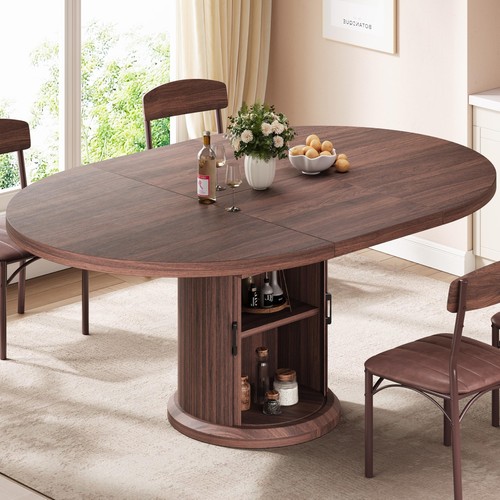 Round dining table - dining,
