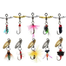10PCS Spinner Swim Baits Trout
