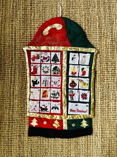Vintage fabric wall - fabric, hanging