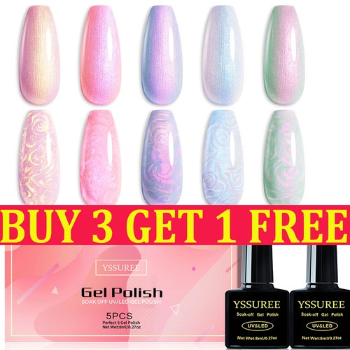 6pcs nail gel polish set - set, soak