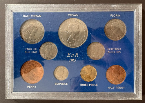 1965 pre decimal - uk, coin