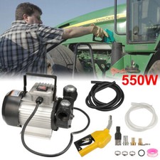 Oil Pump Diesel Fuel Fluid Extractor Electric Transfer 230V 550W Car Motorbike