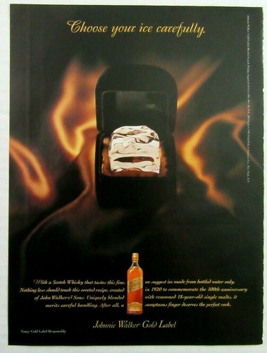 1997 johnnie walker gold - 1997, label