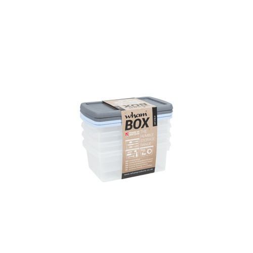 Clear storage boxes - clear, 6.7l