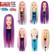 24"-29'' Salon Hair Hairdressing Training Head Practice Mannequin Doll&Braid Set