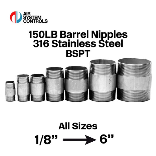 150lb bspt barrel - 150lb, nipple