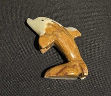 Natural Quartz Crystal Dolphin Ornament 