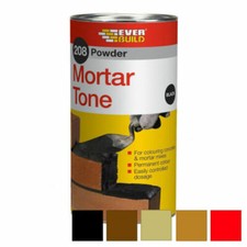 EverBuild MORTAR TONE POWDER CEMENT DYE COLOUR Black,Brown Red,Buff,Marigold 1KG