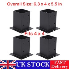 4PCS 4x4 Post Base Kit for