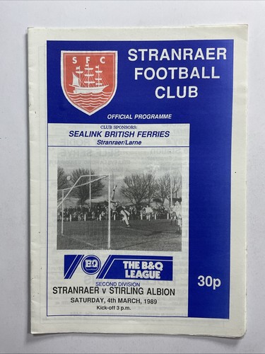 Stranraer stirling albion - v,