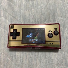 Game Boy Micro Famicom Color Console Only New Battery + New Faceplate Japan #27