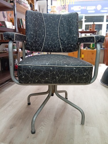 1950s barbers swivel - swivel, chair
