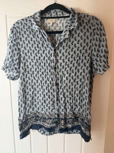 Moss bros shirt sleeved blue - bros,