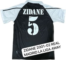 ZINEDINE ZIDANE SIGNED REAL