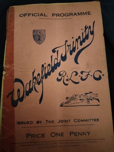 Rare pre war programme - rare,