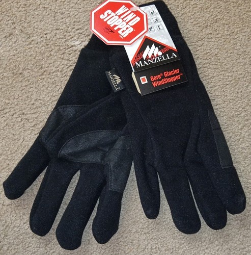 Men black winter gloves - winter,
