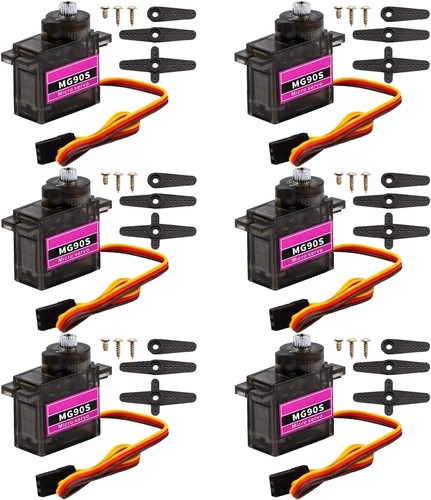 6pcs mg90s metal gear - metal,