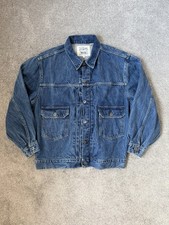 Levi's Made&Crafted Big E ‘Type 2’ Oversized Denim Trucker Jacket Small Indigo 