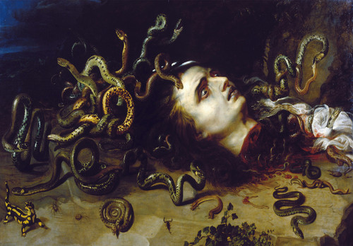 Medusa severed head - severed,