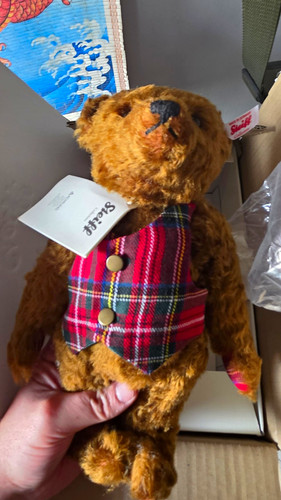 Steiff bear angus tartan - bear,