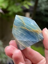 BLUE ONYX Tower Point Wand Polished Crystal Super Quality  AAA+ 53g 13