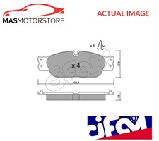 BRAKE PADS SET BRAKING PAD