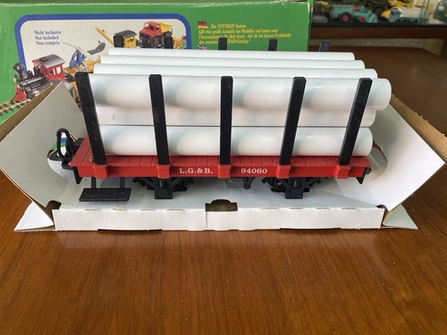 Lgb scale plank wagon pipe - scale, wagon,